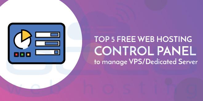 top 5 free web hosting control panels 