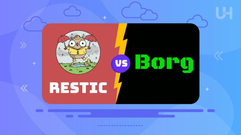 restic borg backup confronto