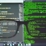 Developer coding with AI assistant